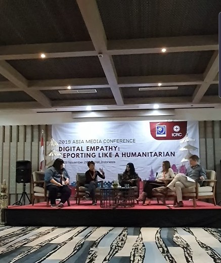 Panelist at Digital Empathy: Reporting Like a Humanitarian, ICRC Media Workshop