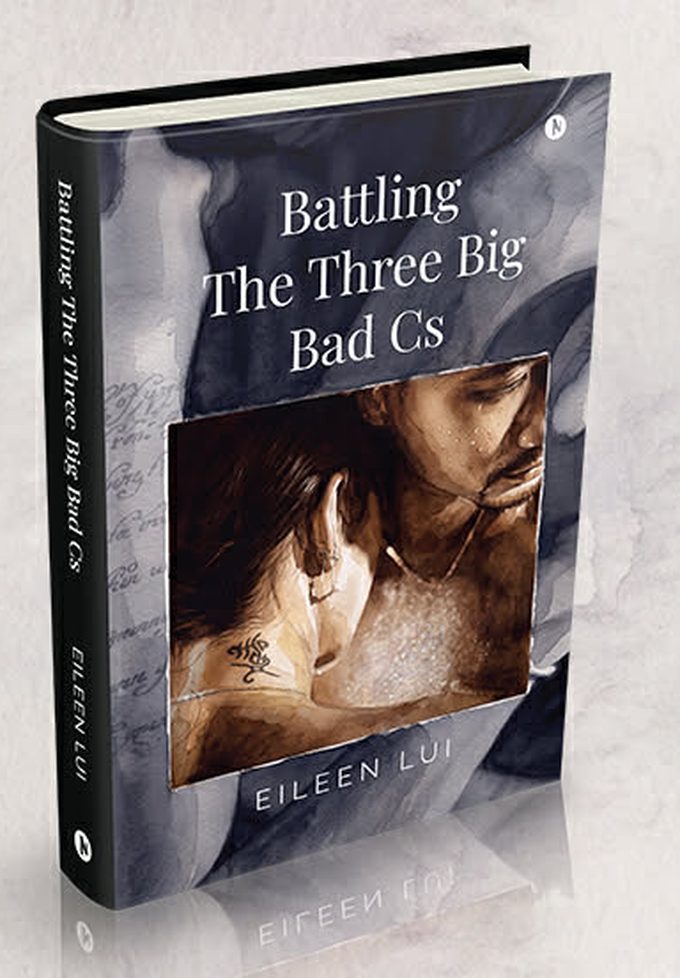 Cover of Battling The Three Big Bad Cs, a memoir by Eileen Lui