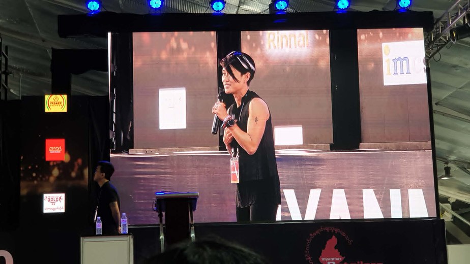 Speaking at major event